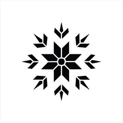 vector illustration of a snowflake
