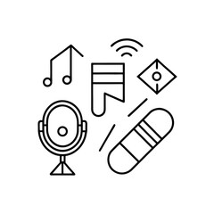 hand drawn vector illustration of a medical icon