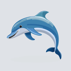 Fototapeta premium Vektor Delfin