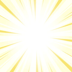 Obraz premium Abstract Laguna Yellow Sunburst Background with Glowing Light Rays. Yellow Glowing Effect Sunburst Background for Presentation, Banner, Poster, Flyer, Sales. Pop Art Background for Summer Themes.