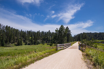 Bridge on the George S. Mickelson Trail, South Dakota