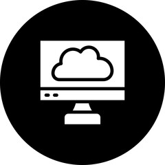 Monitoring Vector Icon Design