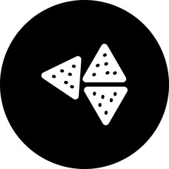 Tortilla Chips Vector Icon Design