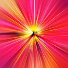 Fototapeta premium Colorful zoom motion effect. Abstract background. Color lines. Colored texture backdrop and banner. Multi color gradient pattern and textured wallpaper.