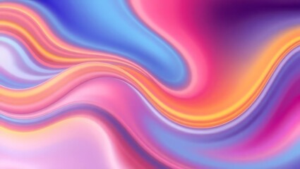 Obraz premium Vibrant swirling abstract background with fluid waves of color