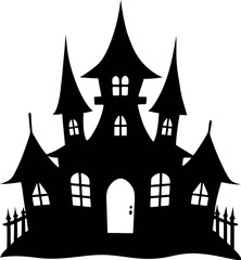 Haunted House Silhouette