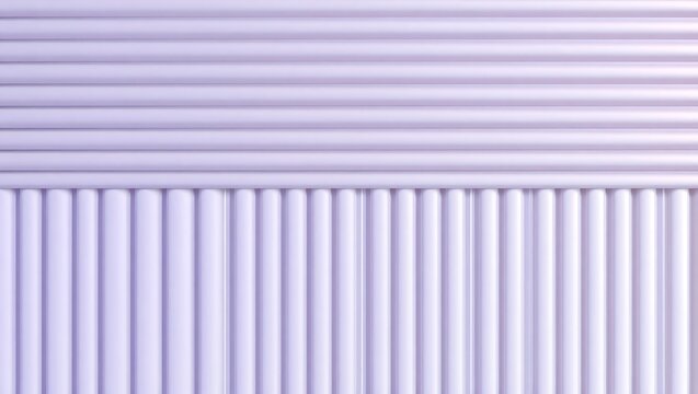 Abstract background with horizontal and vertical ribbed textures in soft purple and white