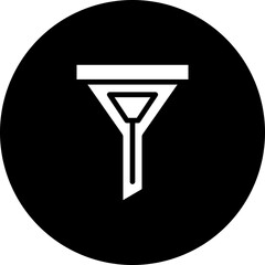 Funnel Vector Icon Design