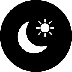 Day And Night Vector Icon Design