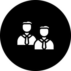 Coworker Vector Icon Design