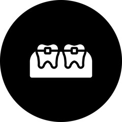 Braces Vector Icon Design