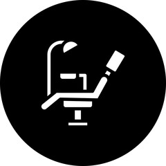 Dentist Chair Vector Icon Design