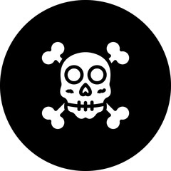 Skeleton Figurines Vector Icon Design