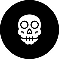 Sugar Skull Vector Icon Design