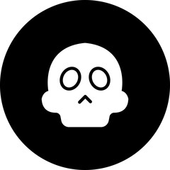 Skeleton Masks Vector Icon Design