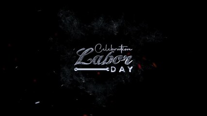 Celebrate Labor day holiday celebration with workers and employees recognized for their contribution to the economy and society