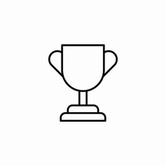 winner cup icon sign vector