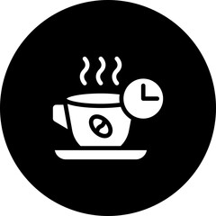Coffee Time Vector Icon Design