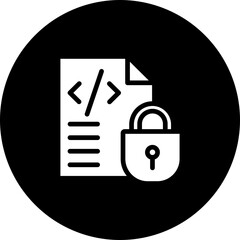 File Protection Vector Icon Design