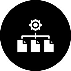 Workflow Vector Icon Design
