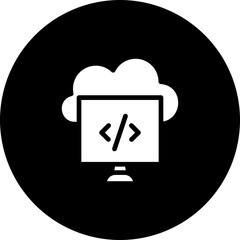 Cloud Computing Vector Icon Design