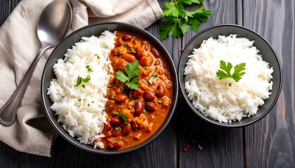 Aromatic curry with rice
