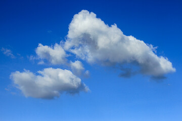 Stunning blue sky with fluffy white clouds captured over Longgang Miaoli Taiwan, perfect for summer vibes and serene landscapes in 2011.