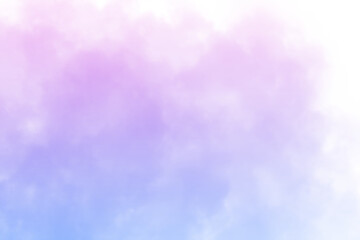 A serene watercolor background with blue and purple tones evokes a calming and dreamy atmosphere isolated on transparent background