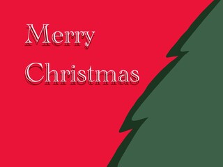 Christmas postcards, red and green wallpaper, Christmas concept