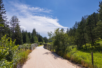 Bridge on the George S. Mickelson Trail, South Dakota