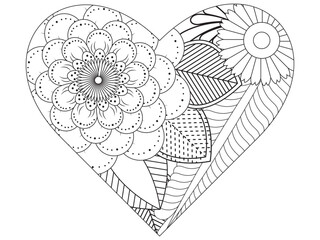 PrintFlowers Coloring Pages For Adules