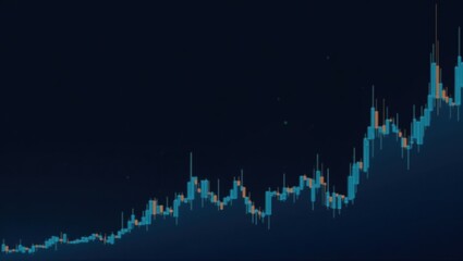 Global Market Trends and Financial Analysis Charts Indicating Upward Growth
