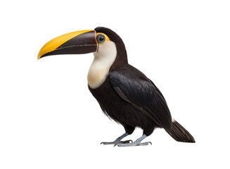 At the beginning of the course, you will learn about the various types of toucans, their colors, and body shapes. isolated on a transparent background in PNG format.
