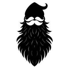 vector illustration of a mustache