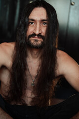 Fototapeta premium portrait of a man with a beard