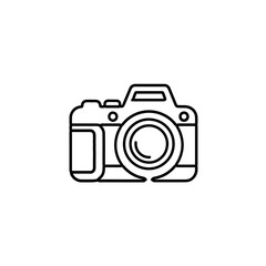 Camera Icon – Minimal Line Art