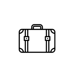 Briefcase Icon – Minimal Line Art