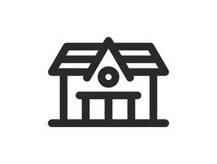 School & Education Linear Icon Set – Back to School, Classroom, Students, and Online Learning Web & App Icons