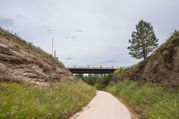 Bridge over the George S. Mickelson Trail, South Dakota