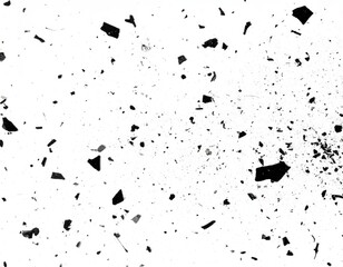 Abstract black and white fragment background