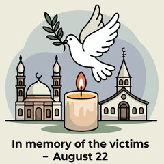 Commemoration design for victims of religious violence – August 22 observance
