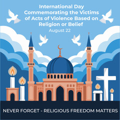 Commemoration design for victims of religious violence – August 22 observance
