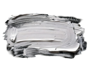 Abstract grayscale brushstroke painting