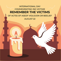 Commemoration design for victims of religious violence – August 22 observance