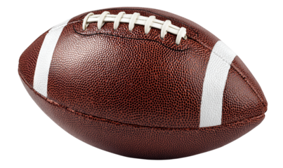 american football ball isolated on transparent background