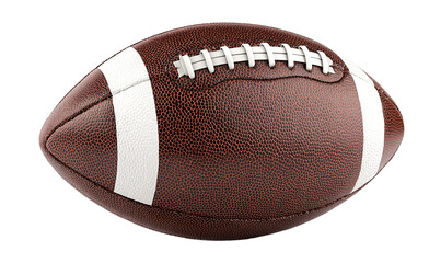 American football ball isolated on transparent background