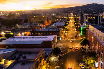 Sunset in San Pedro, California
