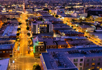 San Pedro at night