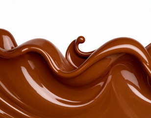 melted chocolate dripping