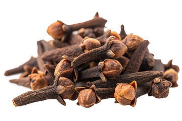 Fototapeta premium Dried Whole Cloves Spice Isolated on White
